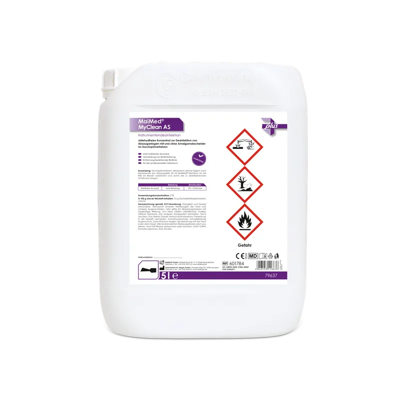 MaiMed MyClean AS, afzuigsysteem desinfectie & reiniging 5l/blik, 1 stuk | Jerrycan (5 l)