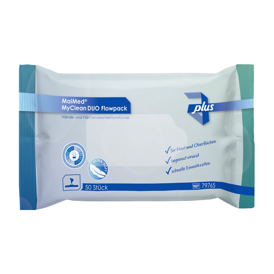 MaiMed MyClean DUO Flowpack 50 vellen | Pak (50 stuks)