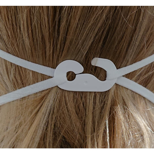 FFP2 ademmasker, wit, 10 stuks. / Doos zonder ventiel, oorlussen | Doos (10 stuks)