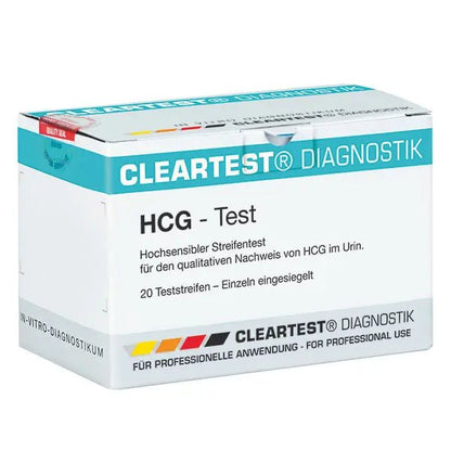 Cleartest HCG zwangerschapstestpakket: 20 stuks, IMPORT goederen | Pakket (20 testen)