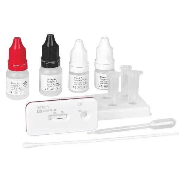 Cleartest Strep A-Test cassette, verpakking: 20 testcassettes | Pakket (20 testen)