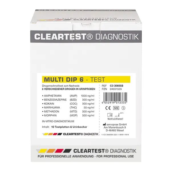 CLEARTEST Multi Dip 10 proefpakket
