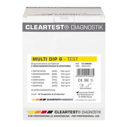 CLEARTEST Multi Dip 10 proefpakket