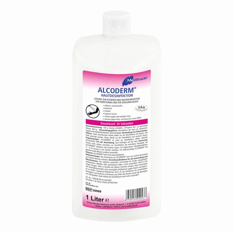 Alcoderm® huiddesinfectie, 1 L | Fles (1 stuk)