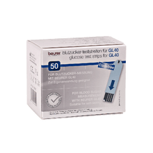 Teststrips voor Beurer GL 40 mg/dl, per 50 stuks
