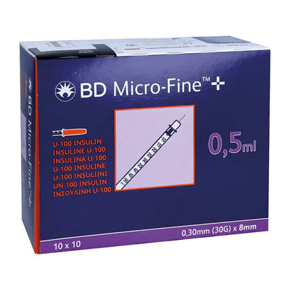 Micro-Fine Plus insulinespuit | Pak (100 stuks)