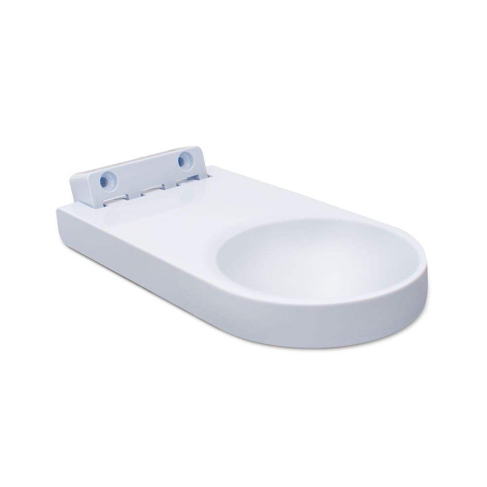 Lekbakje voor universele dispenser REF2040 van kunststof, wit | Pak (1 stuk)