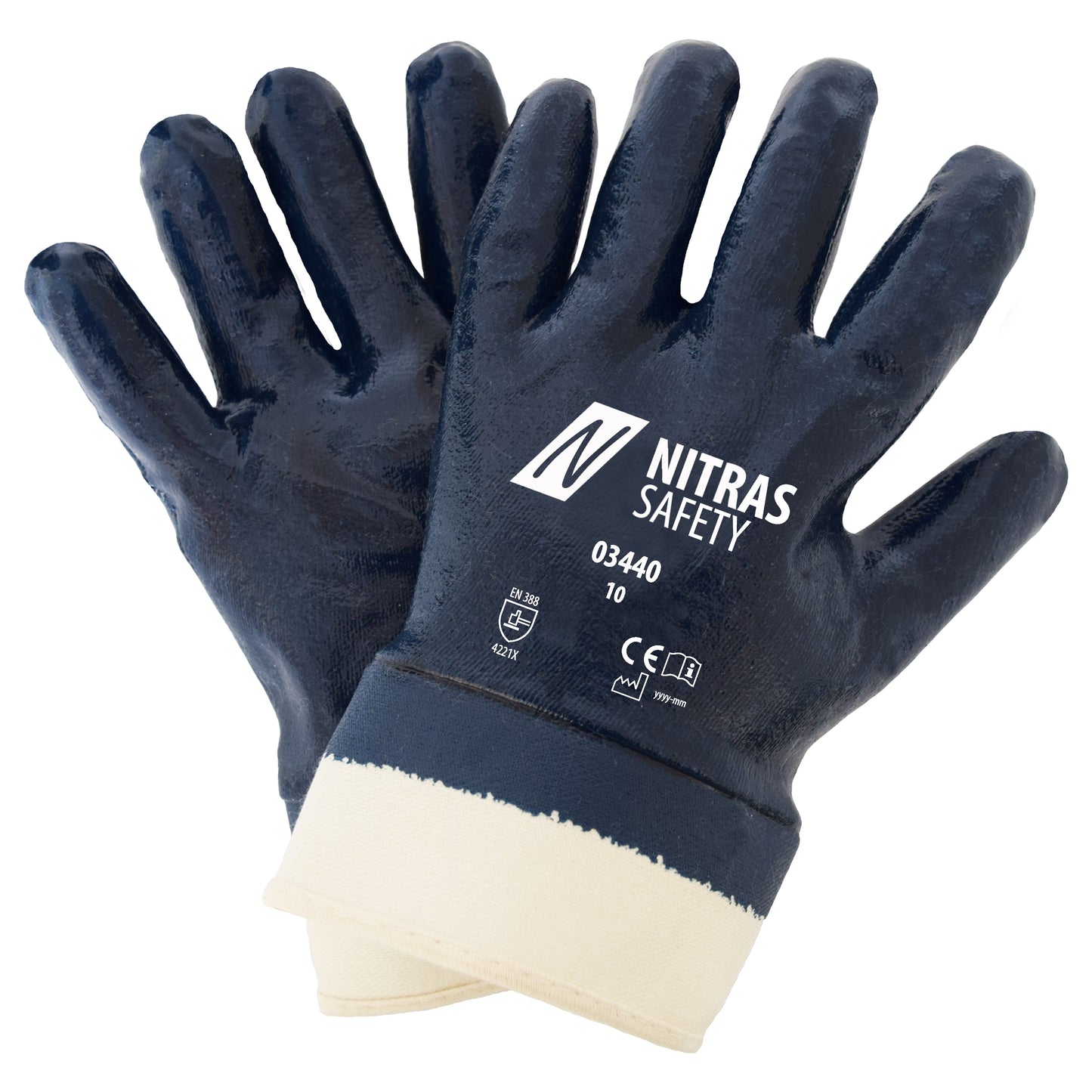 NITRAS nitrilhandschoenen, blauw