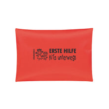 EHBO-tas voor de kinderopvang onderweg, oranje