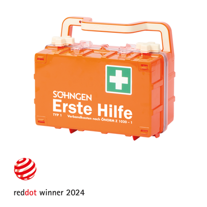 Erste-Hilfe-Koffer orange DYNAMIC-GLOW S ÖNORM Z 1020-1