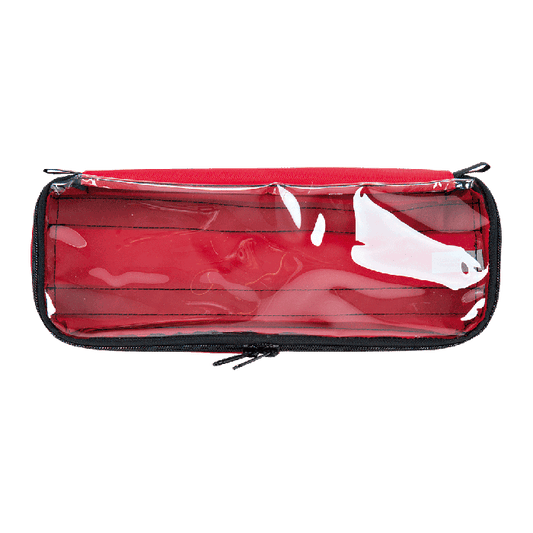 Moduletassen voor rugzakken, groot, 32 x 12 x 5 cm, rood