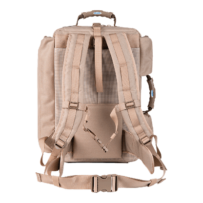 NumberOne NFR sand leer incl. 3 großen - 2 kleinen Modultaschen