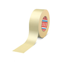 tesakrepp 4324 papieren afplaktape, pastelgeel 50 m x 12 mm