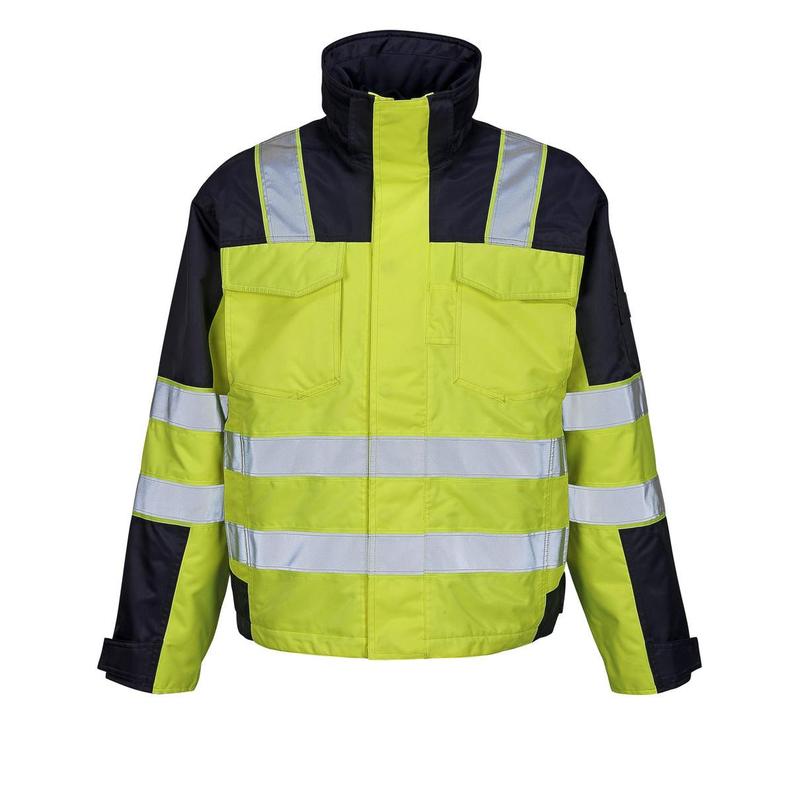 MASCOT® Genova winterjas, signalisatiegeel/marineblauw