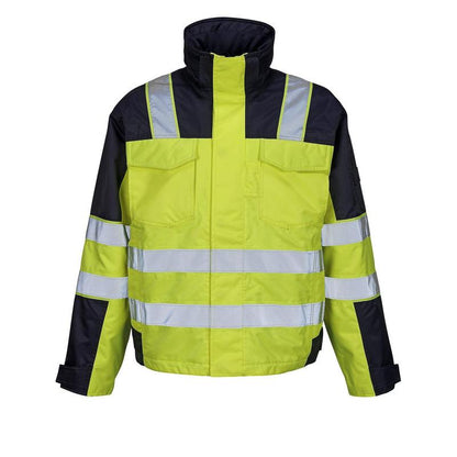 MASCOT® Genova winterjas, signalisatiegeel/marineblauw