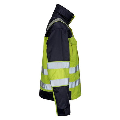 MASCOT® Genova winterjas, signalisatiegeel/marineblauw