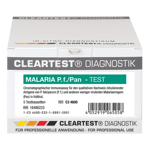 Cleartest Malaria P.f./Pan Verpakking: 5 testcassettes | Pakket (5 testen)