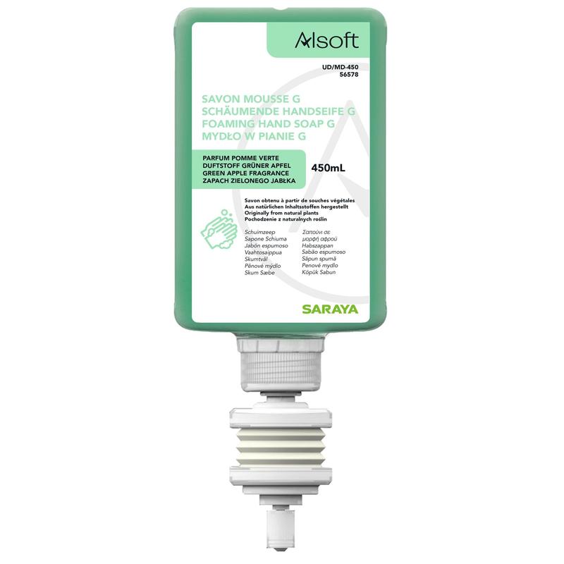 Saraya Alsoft schuimzeep G groene appel