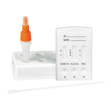 Cleartest SARS-CoV-2/Influenza A+B/RSV Pakket: 10 tests, met accessoires van nasofaryngeaal uitstrijkje | Pakket (10 testen)