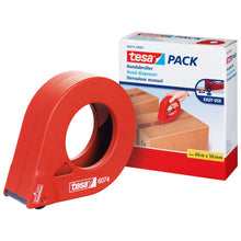 tesa 6074 Handafroller voor verpakkingstape voor rollen met een breedte van 38 mm