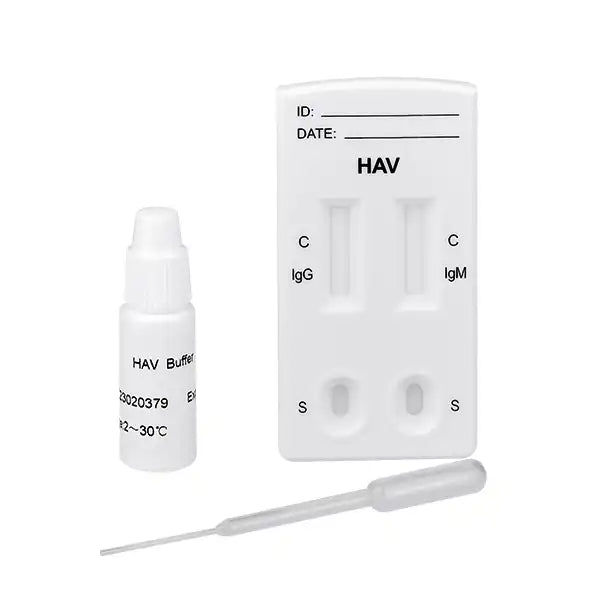 Cleartest HAV IgG/IgM-pakket: 10 tests, inclusief accessoires | Pakket (10 testen)
