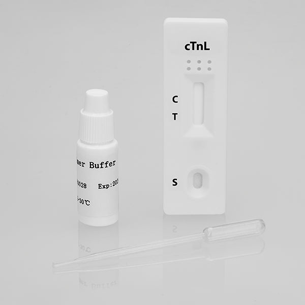 Helderste licht Troponin I Verpakking: 5 testcassettes, inclusief accessoires | Pakket (5 testen)