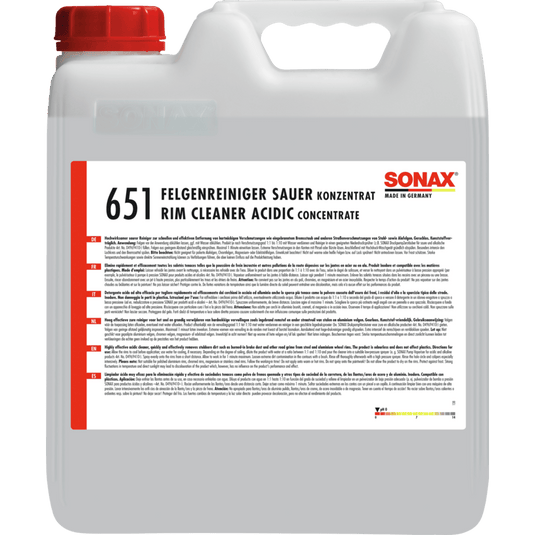 SONAX FelgenReiniger sauer Konzentrat