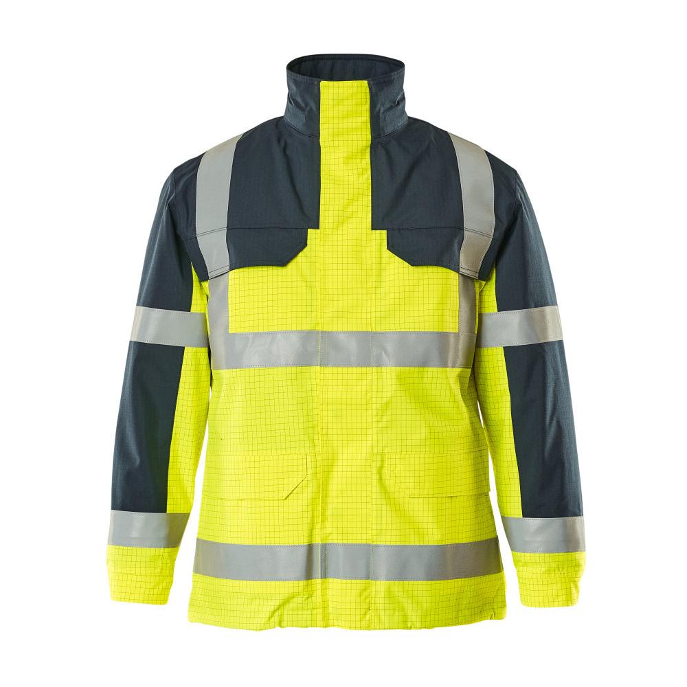 MASCOT® Lungern Parka Multisafe, signalisatie geel/marineblauw