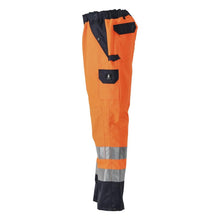 MASCOT® Linz-overbroek, signalisatie oranje/marineblauw