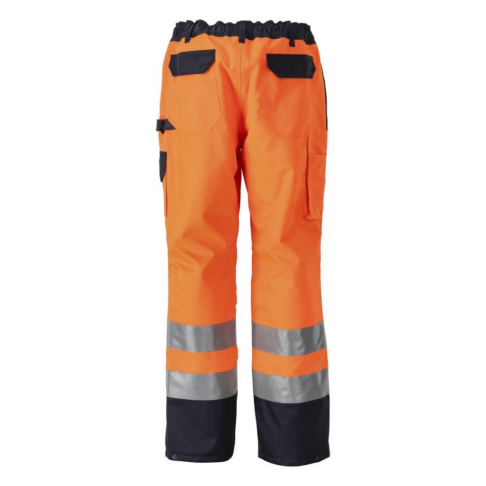 MASCOT® Linz-overbroek, signalisatie oranje/marineblauw