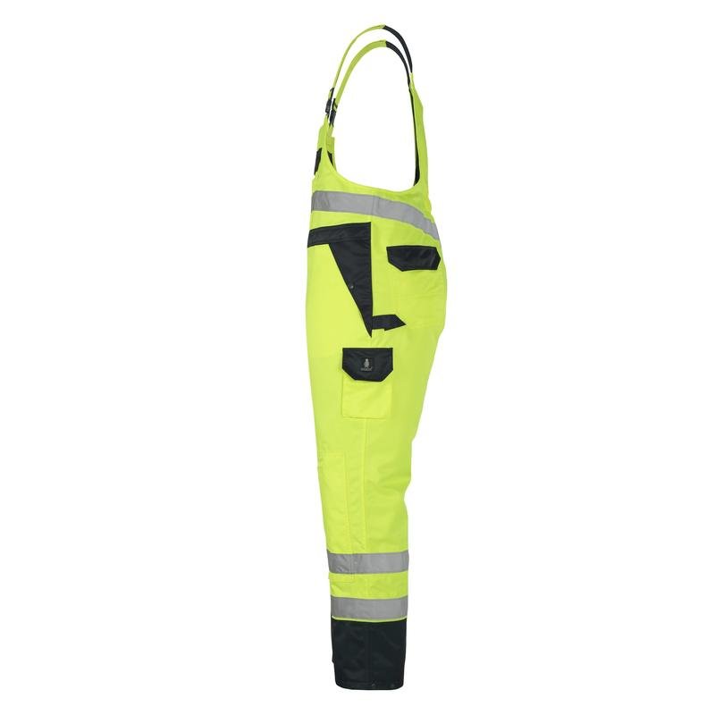 MASCOT® Wels tuinbroek, signalisatie geel/marineblauw