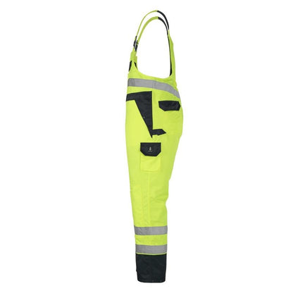 MASCOT® Wels tuinbroek, signalisatie geel/marineblauw
