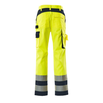 MASCOT® Olinda broek, signalisatiegeel/marineblauw