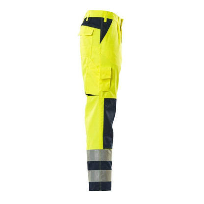 MASCOT® Olinda broek, signalisatiegeel/marineblauw