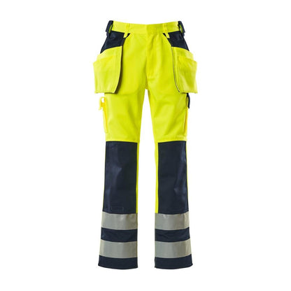 MASCOT® Almas werkbroek, signalisatiegeel/marineblauw