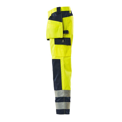 MASCOT® Almas werkbroek, signalisatiegeel/marineblauw