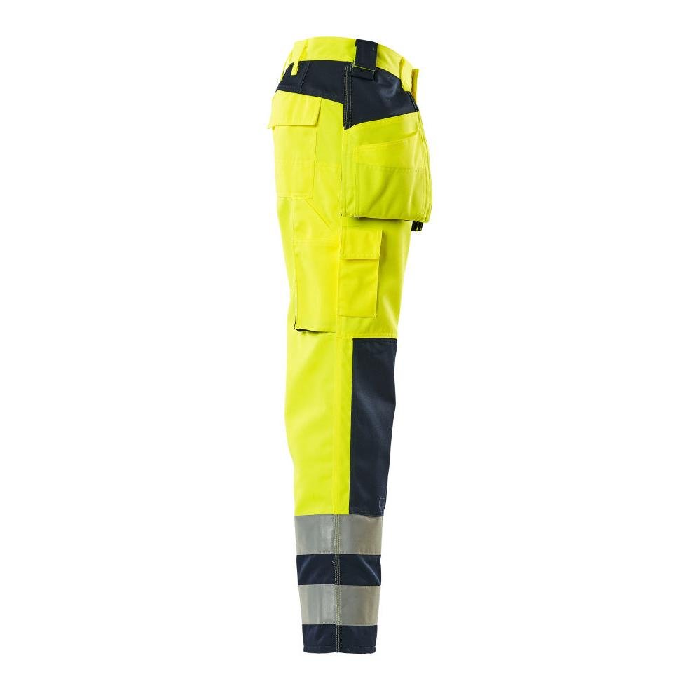 MASCOT® Almas werkbroek, signalisatiegeel/marineblauw