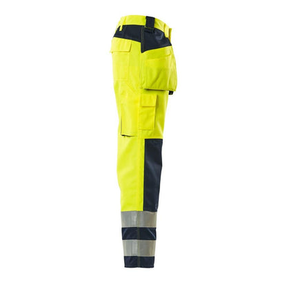 MASCOT® Almas werkbroek, signalisatiegeel/marineblauw