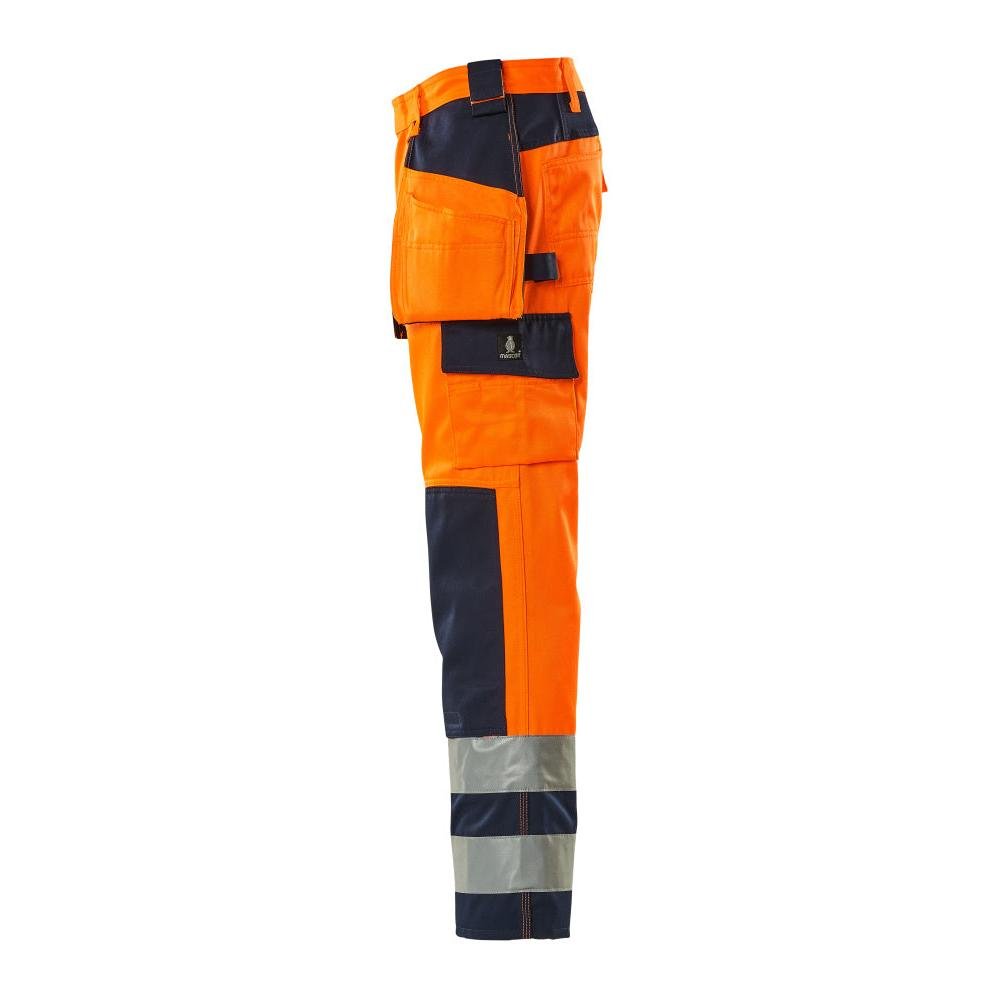 MASCOT® Almas werkbroek, signalisatie oranje/marineblauw