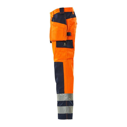 MASCOT® Almas werkbroek, signalisatie oranje/marineblauw