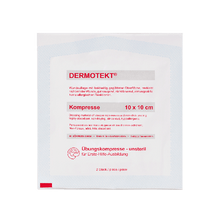 DERMOTEKT®  Oefenkompres 10 x 10 cm, 2 stuks, niet-steriel, per 50 stuks per doos
