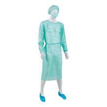 Wegwerpset beschermende kleding, klein, met schort