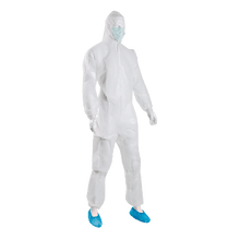 Wegwerpset beschermende kleding, maat groot, met overall