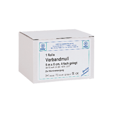 Gaasverband, spreekuurverpakking 5 m x 6 cm