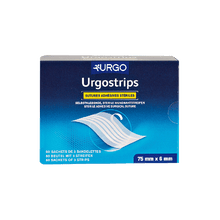 Hechtpleisters 75 x 6 mm, 50 zakjes à 3 stuks