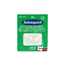 Salvequick-wondreinigingsdoekjes, doos van 20 stuks, karton van 20 stuks