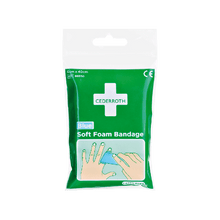 Cederroth Soft Foam-verband, blauw, stukken van 40 cm, 6 cm breed, navulling 666150