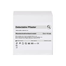 Detecteerbaar pleisterverband 5 m x 6 cm