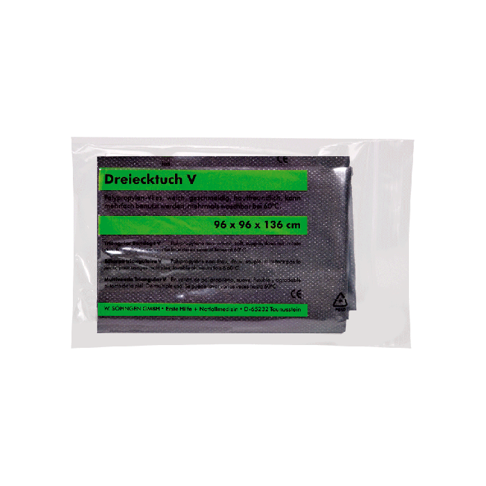 Dreiecktuch V schwarz