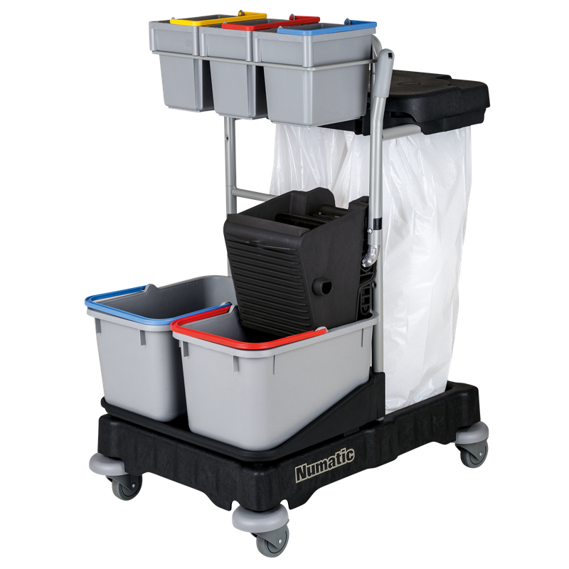 Numatic schoonmaakwagen ProCar 4G Zwart | Pak (1 stuk)